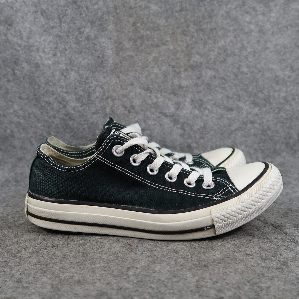 Converse Shoes Womens 7 Sneakers All Star Casual Canvas Lace Up Black Active